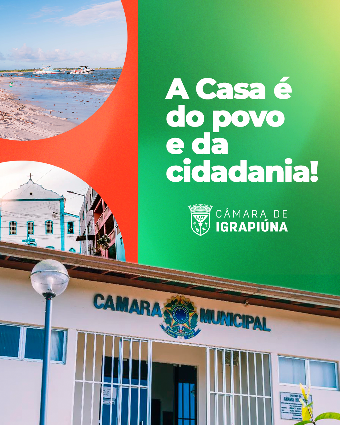 A casa é do povo e da cidadania 