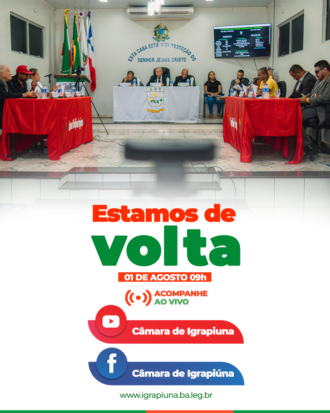 Estamos de volta