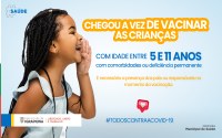 Vacinação contra a Covid-19 para crianças na faixa etária entre 5 e 11 anos