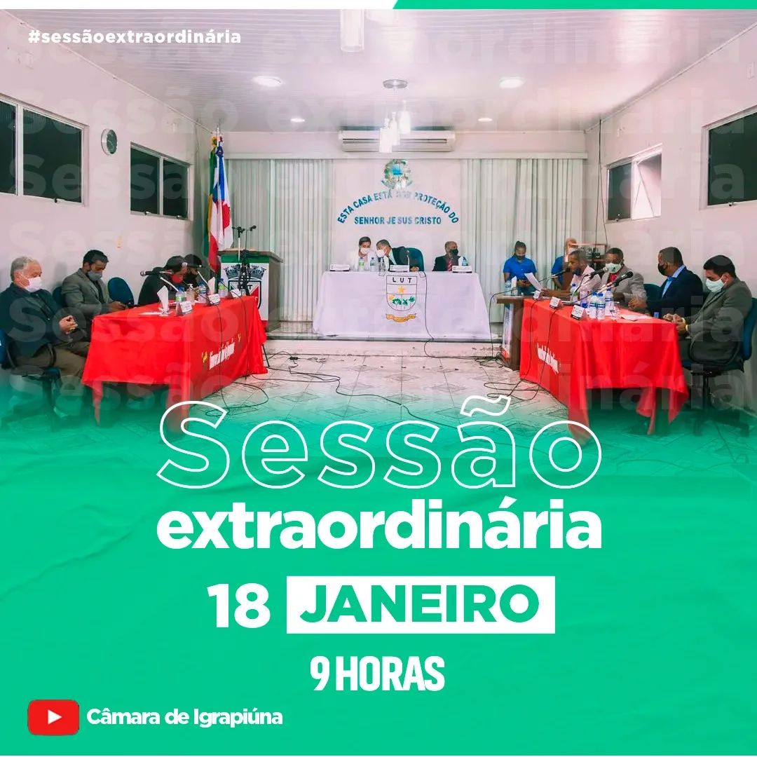 1° Sessão Extraordinária de 2022