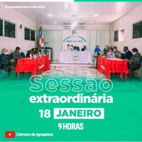 1° Sessão Extraordinária de 2022