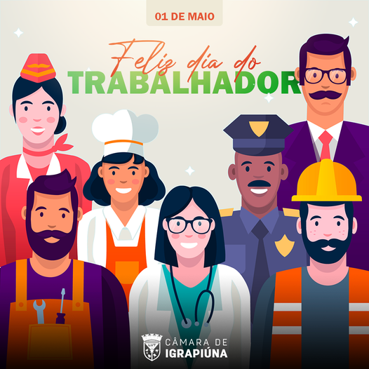 Feliz dia do Trabalhador