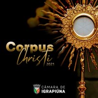 Hoje é dia de Corpus Christi