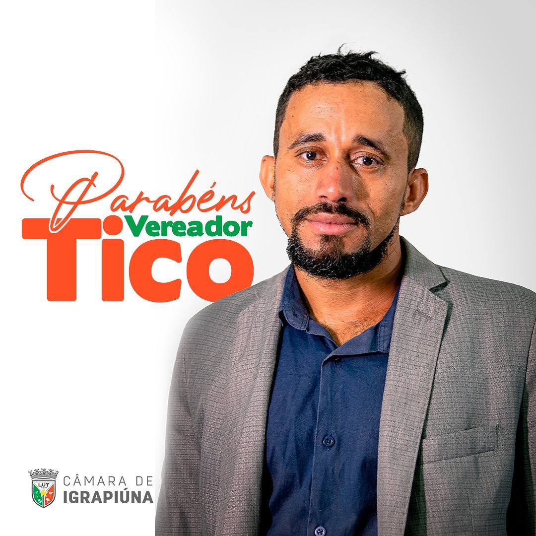 Parabéns Vereador Tico da Saúde