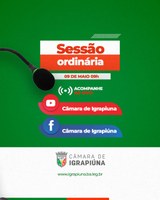 SESSÃO ORDINÁRIA (09/05)