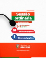 SESSÃO ORDINÁRIA (25/04)